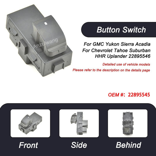 22895545 Dossiler Car Window Lifter Button Switch for GMC for Yukon for Sierra Acadia Fo