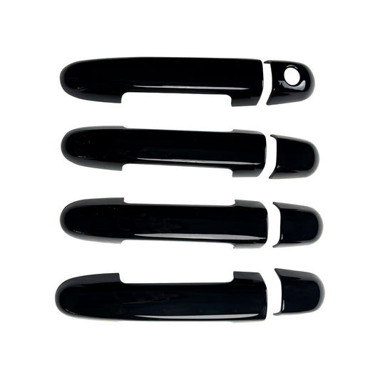 For 2010 11 2012 2013 for Kia Soul GLOSS BLACK Door Handle COVERS Overlay No PSK-SKH