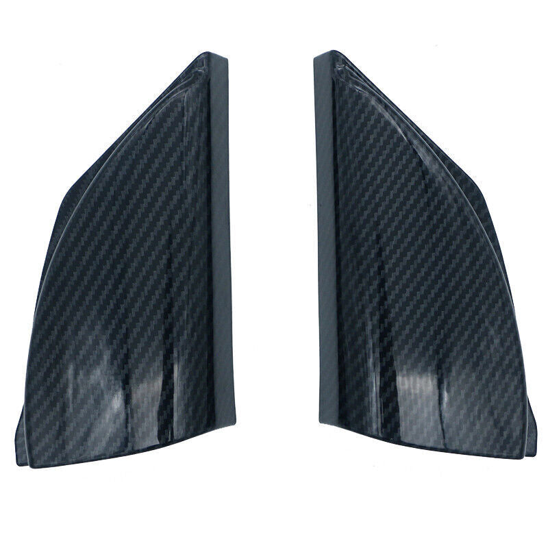 Carbon Fiber ABS Front A-Pillar Triangle Cover Trim for Honda CR-V CRV 2012-2016