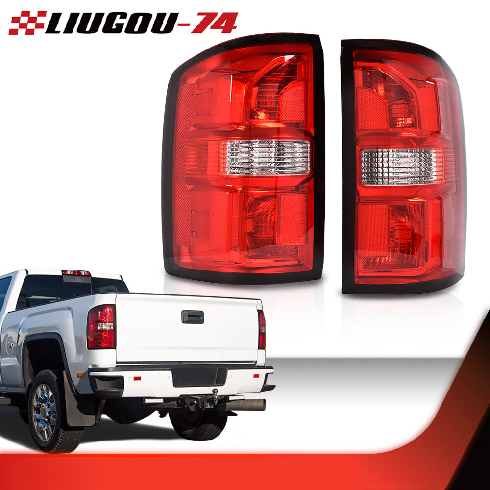 Red taillights and brake lights are suitable for 2014-2018 for GMC for Sierra 1500 2500 3500 HD