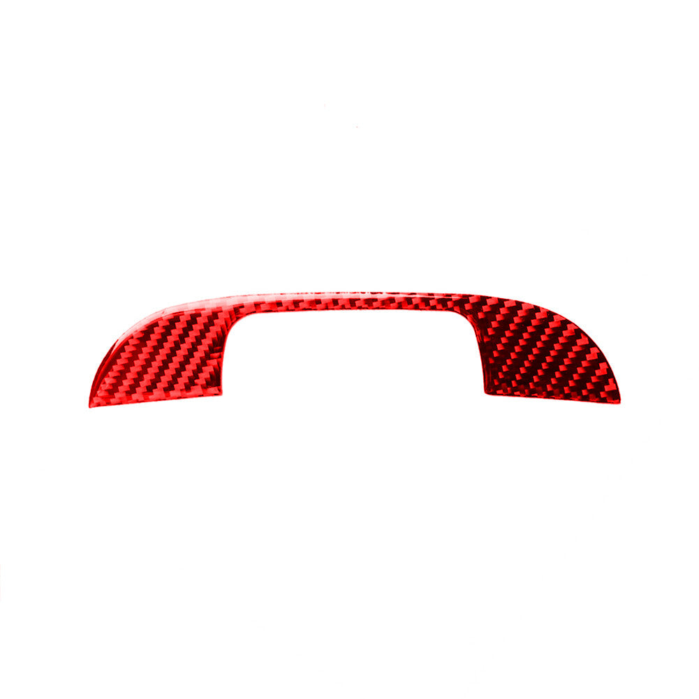Red carbon fiber handle cover decorative sticker suitable for Infiniti Q50 Q60 14-19