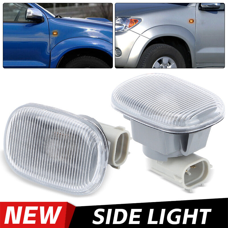 2pcs Turn Signal Side Marker Light Lamp for Toyota Hilux Vigo 2005-2011 2012 New