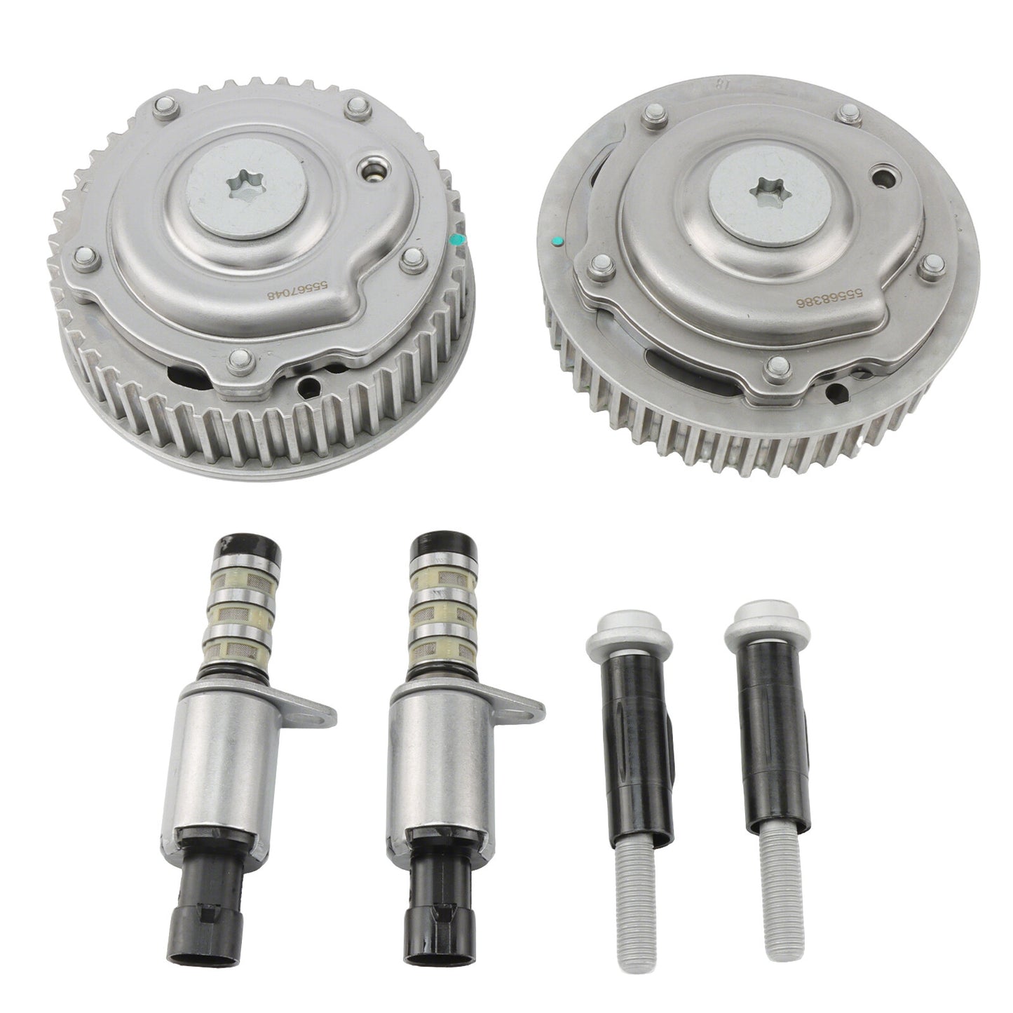 2-pack for Chevrolet for Cruze Sonic L4 DOHC Camshaft Adjusters (Intake and Exhaust)