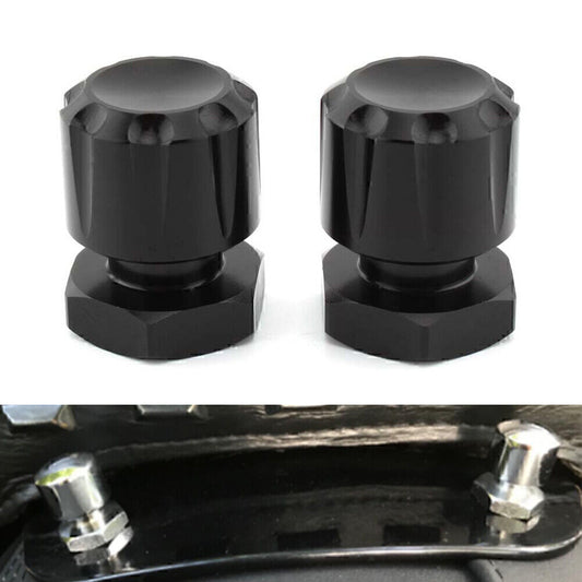 for Harley Road King Road Glide Softai Fat Boy Black Rear for Seat Bolt Screw Nut
