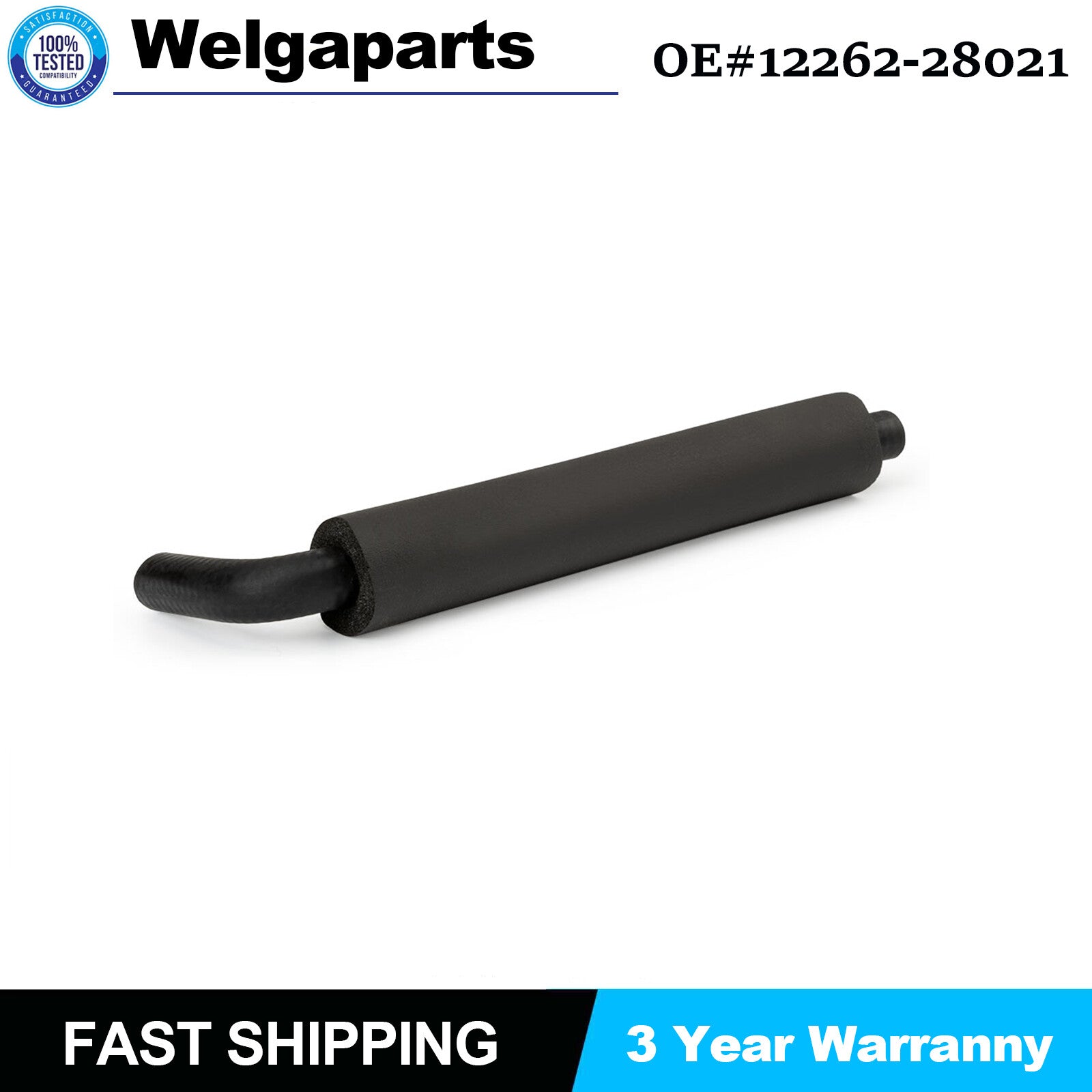 1PC 12262-28021 for Toyota for Camry RAV4 for Scion TC xB 2.4L 2012 Black PCV Hose New