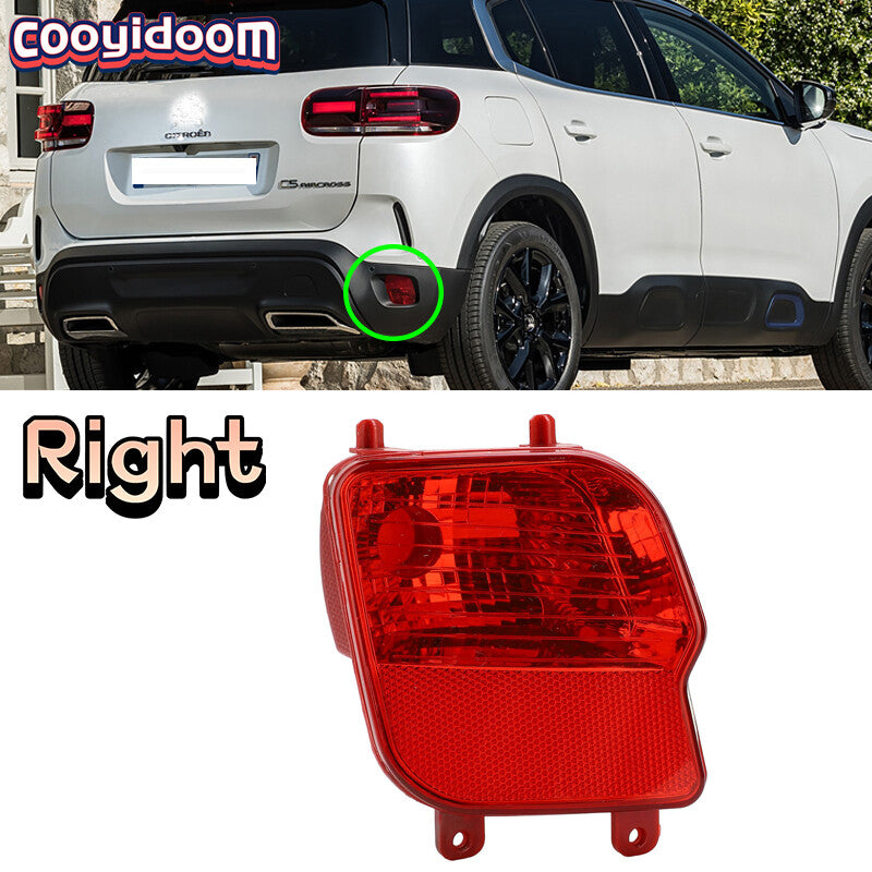 Right Rear Foglight Assembly 9811718380 Driving Fog Lamp for Citroen C5 2017-24