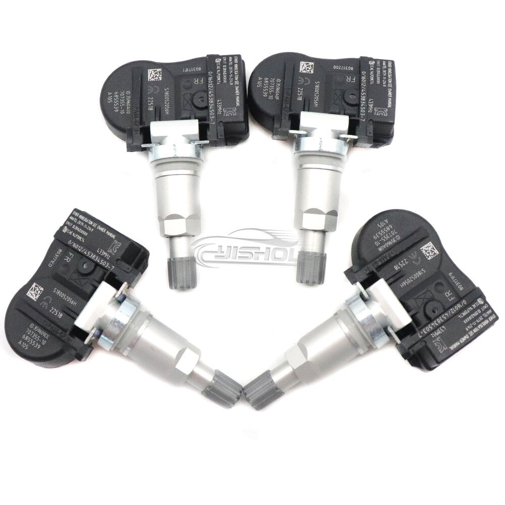6855539 Set of 4 TPMS for BMW 2 3 4 Series i3 i8 X1 X2 X5 TIRE PRESSURE SENSOR
