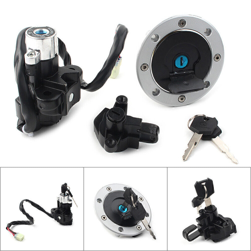 Ignition Switch+Fuel Gas Cap Lock+Key Set Fit 95-05 for Suzuki GSF600 GSF1200 Bandit