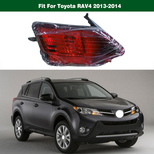 New Left Rear Bumper Fog Lamp Reflector Tail Light Fit for TOYOTA RAV4 2013-2015