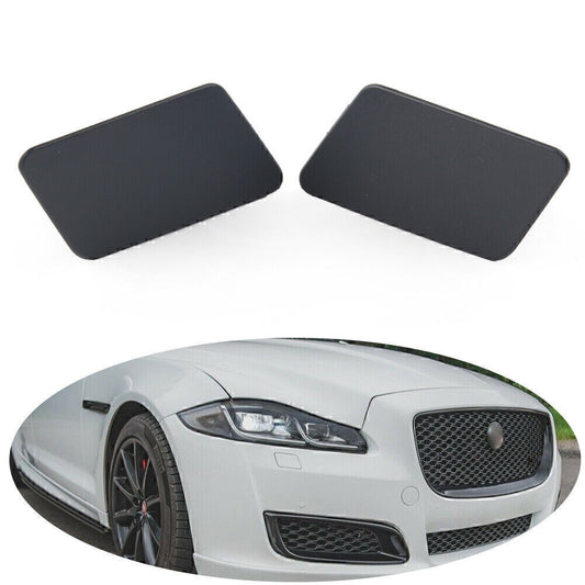Pair Headlight Washer Cover Cap for Jaguar XJ 2011-2018 C2D3561 C2D3560