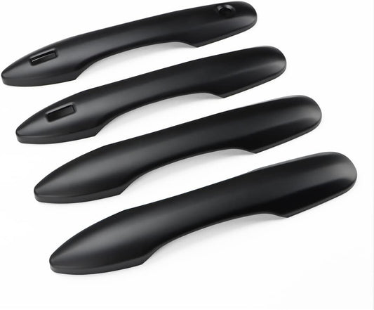 For 2018-2024 for Toyota for Camry Door Handle Cover Matte Black with 2 for Smart Key Holes