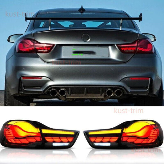 For 2014-2020 for BMW F32 F33 F36F82 F83 M4 LED Rear Lamp Smoke Black Tail Lights