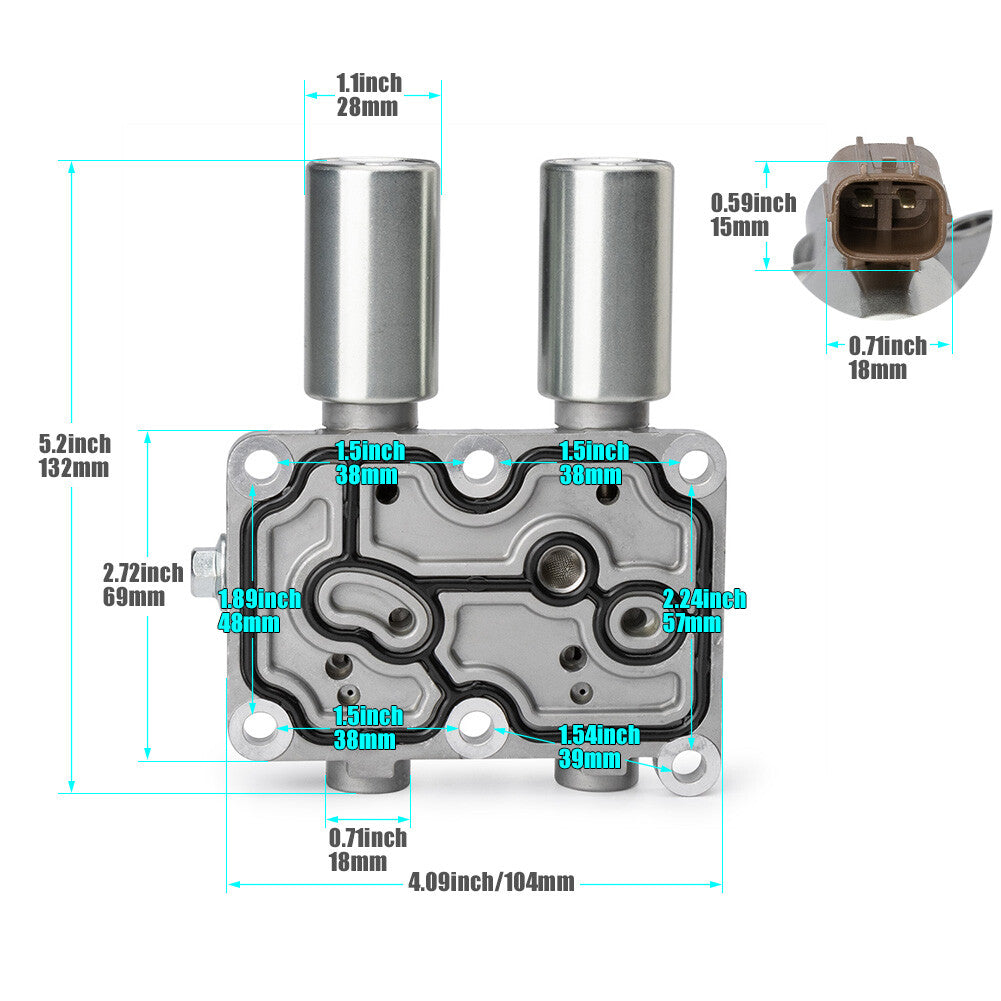 28250-PLX-305 Transmission Dual Linear Solenoid for Honda for Civic 2001 02 03 04 05