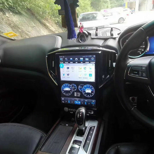12.1 Android 9 Vertical Screen Car-Play GPS Radio for Maserati Ghibli 2014-2019