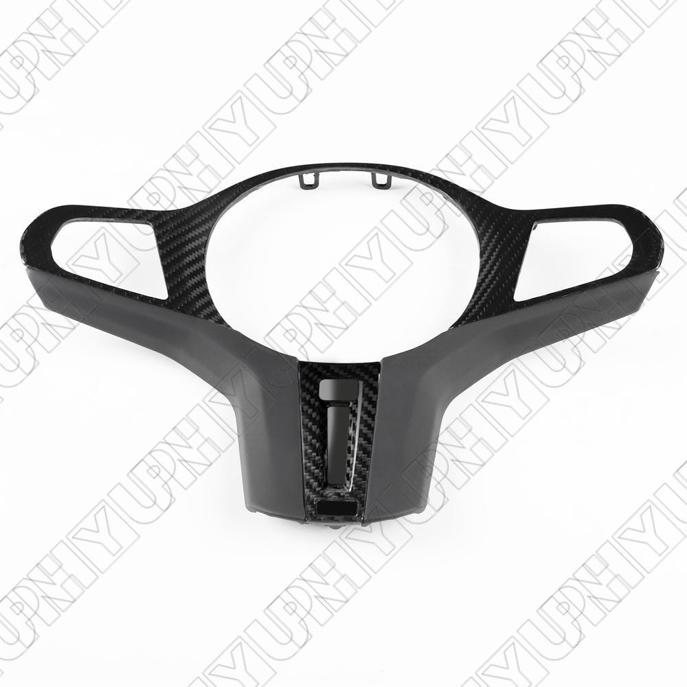 for BMW M3 M4 G80 G82 G83 Carbon Fiber Steering Wheel Trim Cover w/ Heated Hole