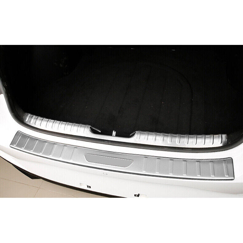 for Hyundai for Elantra 2021-23 Silver Steel Rear Bumper Sill Plate Protector Cover