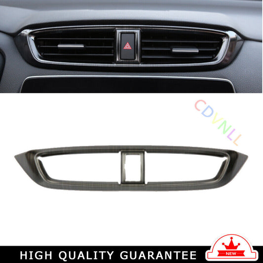 Middle Air Outlet Vent Cover Trim 1 for Honda CRV CR-V 2017-2022 Black Titanium