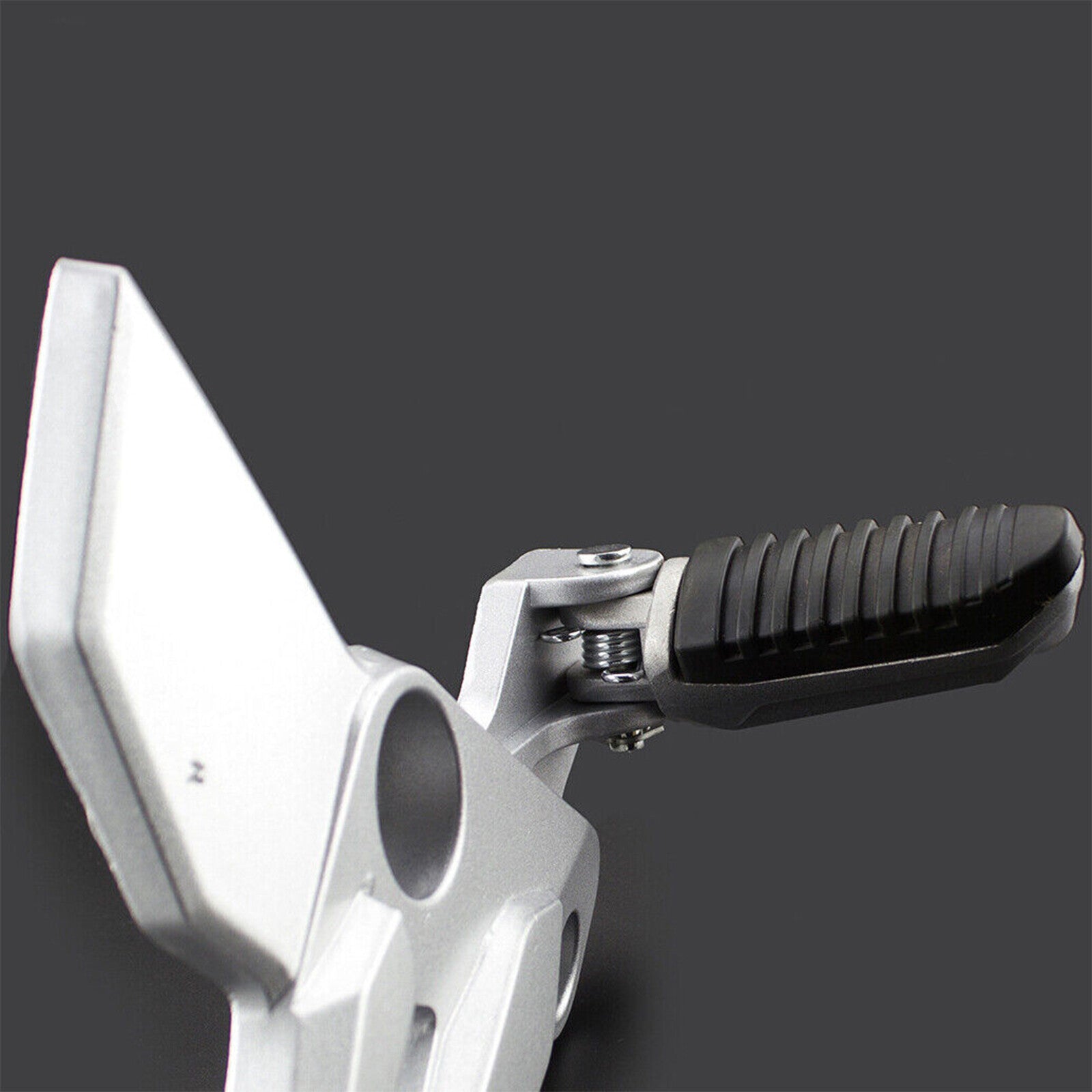 Approximately 2 pieces of aluminum alloy motorcycle folding foot spikes, footstools, and footrests (StepQn-)