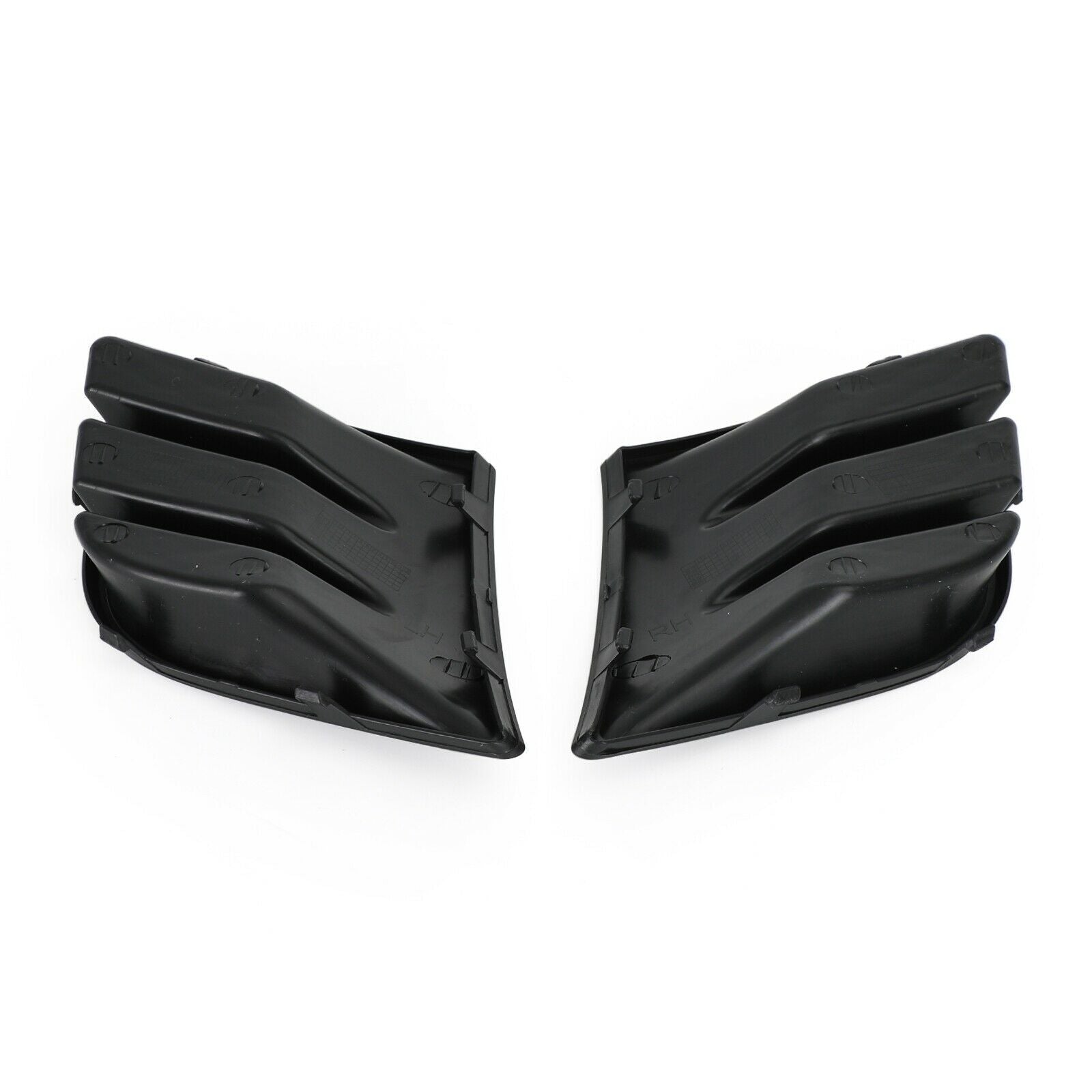 Front bumper fog grille cover without light holes is suitable for 2009-12 for Peugeot 107 (Right + Left -).