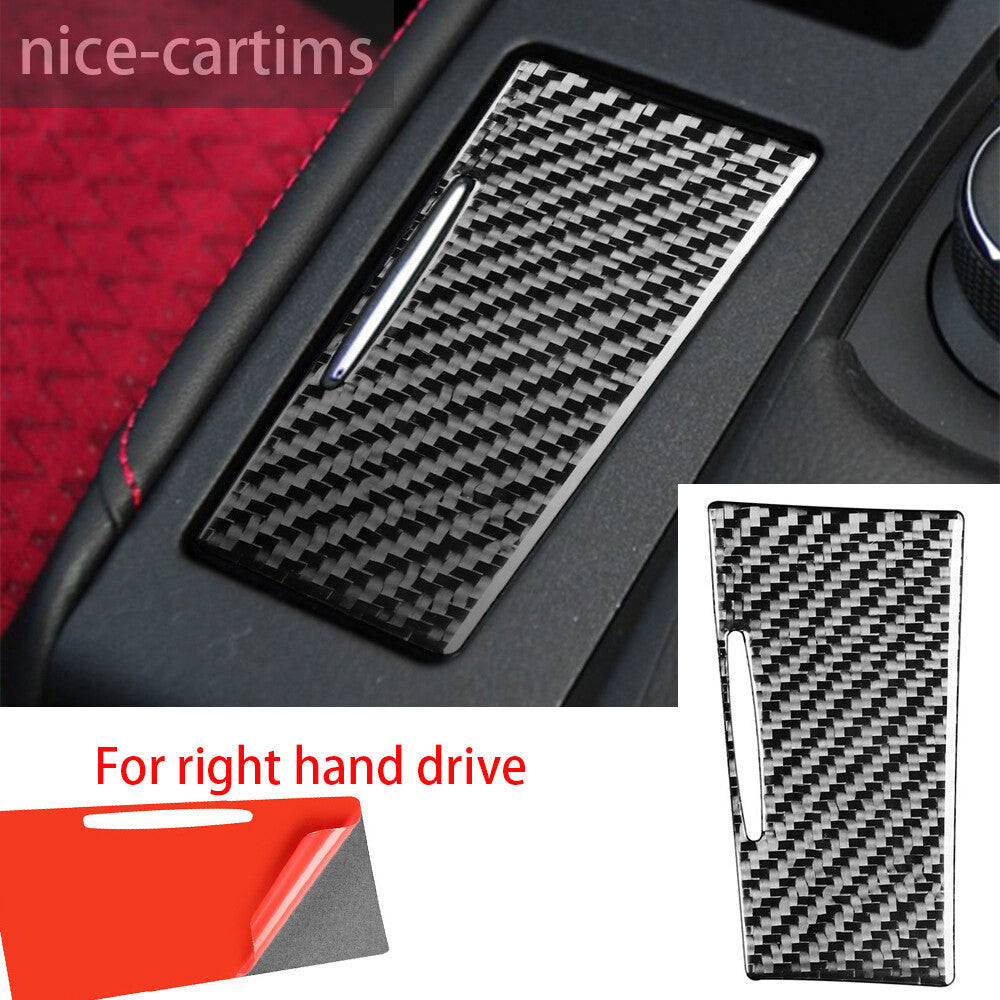 for Lexus CT200h 2011-17Carbon Fiber RHD Interior Ashtray Panel Trim Accessories