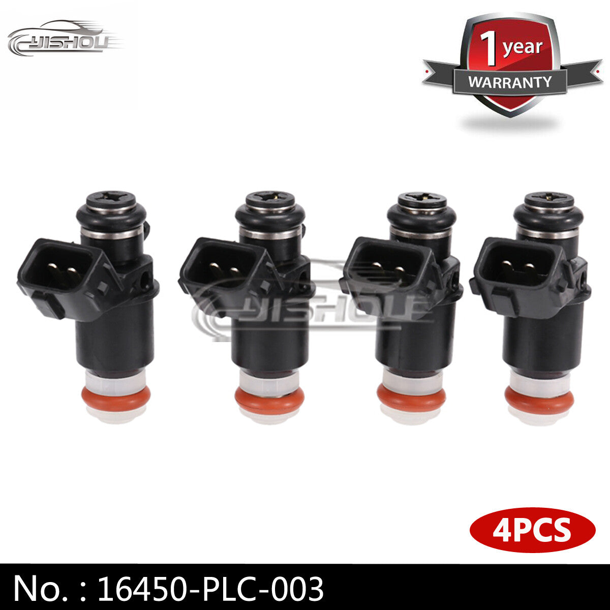 4x 16450-PLC-003 fuel sensor injectors suitable for Honda for Civic 1.7L EX DX HX LX 2001-2005