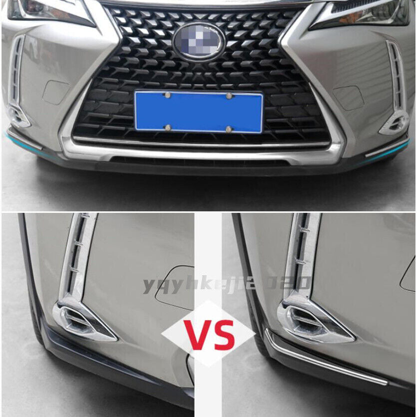 Fit For 2019-2021Lexus UX 200 UX 250h Front Bumper Both Sides Lip Protector Trim