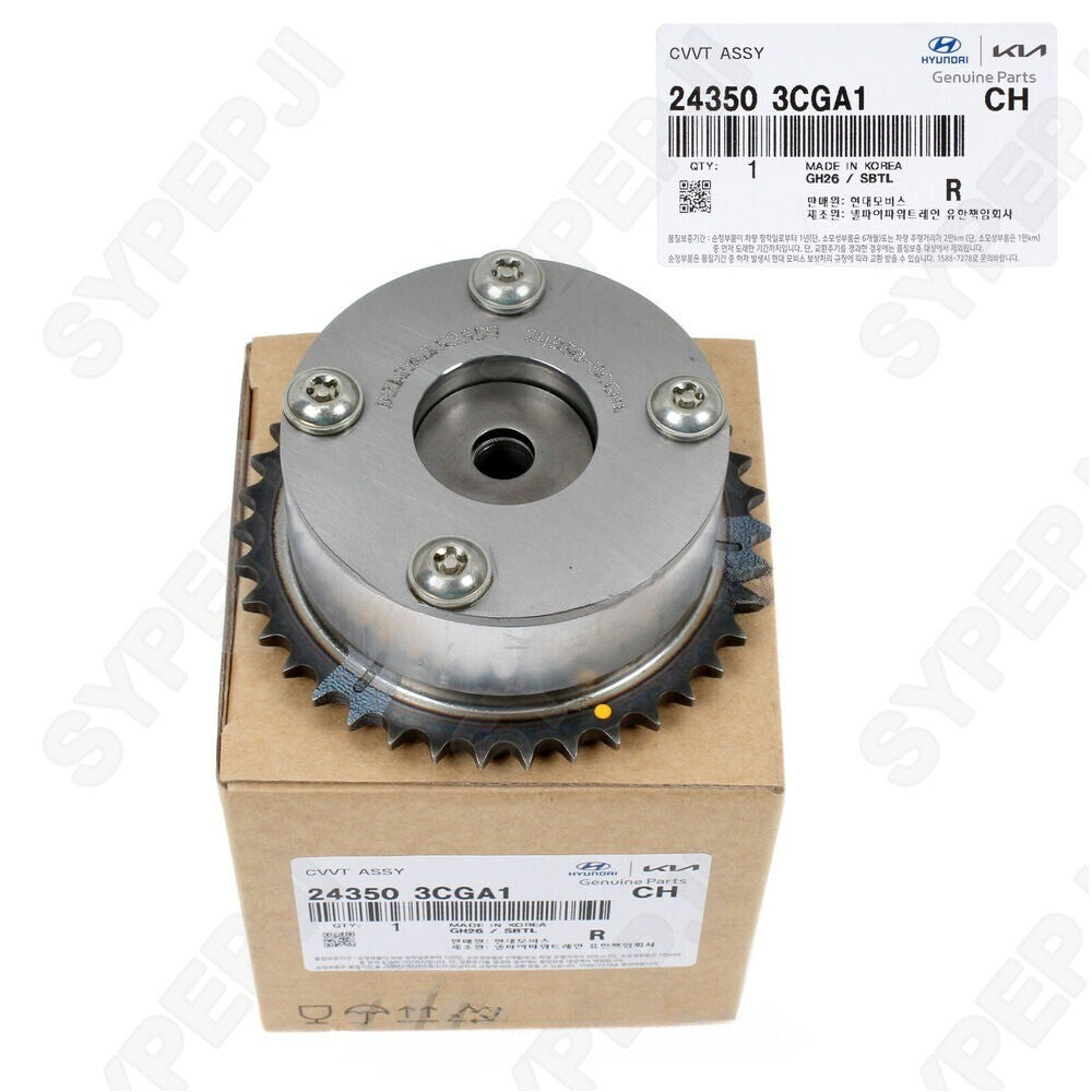 Intake and exhaust CVVT gear 2-piece set for 14-20 for Genesis for Hyundai for Kia V6 243503CGA1 (new)