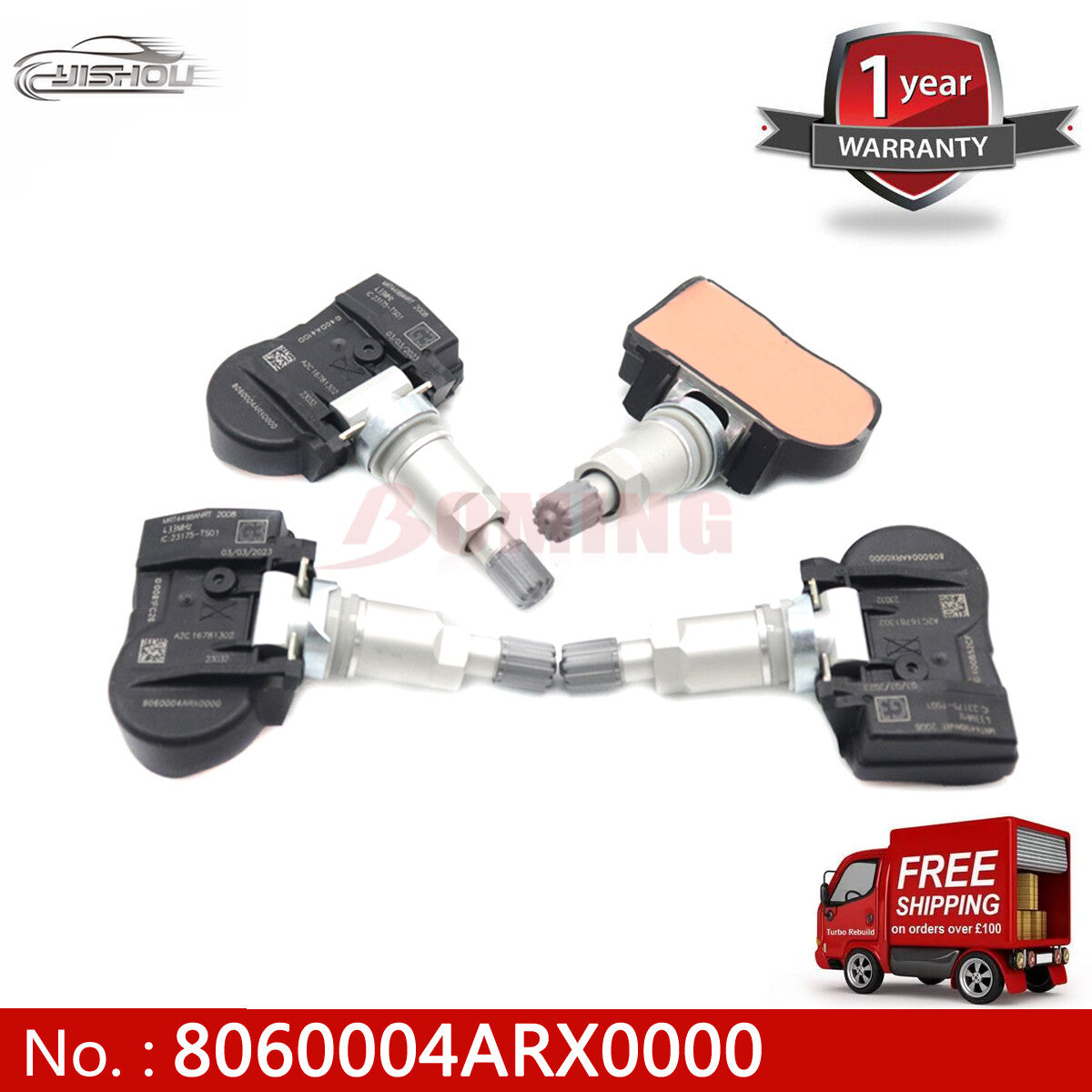 8060004ARX0000 Tire Pressure Monitoring Sensor (4-piece set) for Trumpchi GM6 18-19 new TPMS