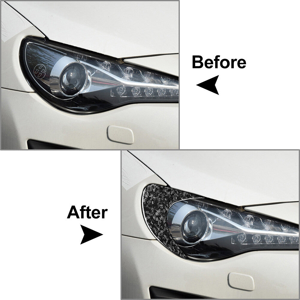 Headlight Eyebrow Eyelid Cover for Toyota GT86 for Scion -S 2012-20 for Subaru BRZ