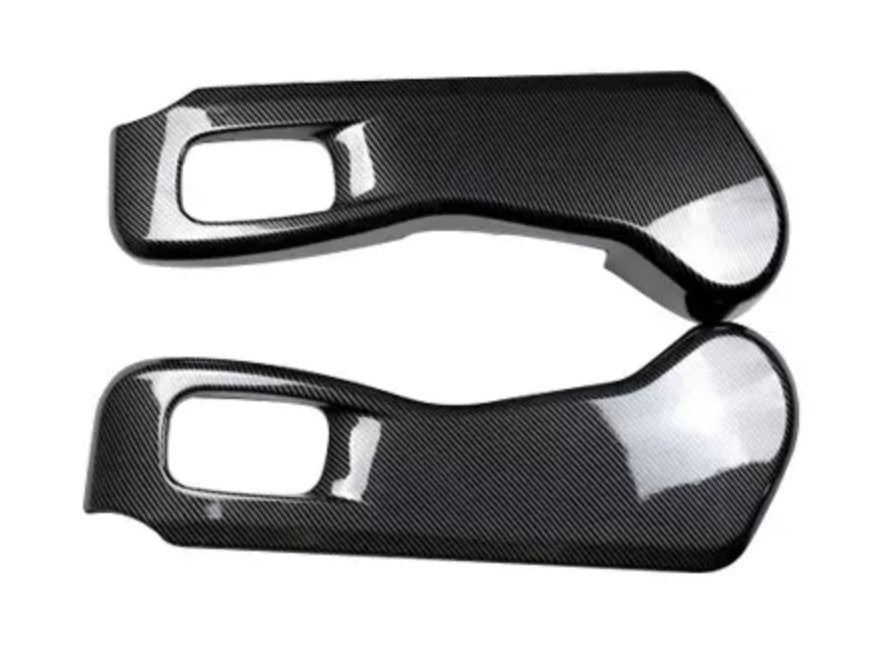 Protection Cover 2PCS Carbon Fiber Power for Seat Side Frame for Jaguar XF 2021-2023