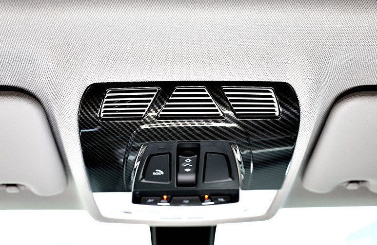 for BMW 3 4 Series GT 2013-2019 Carbon Fiber Front Reading Light Lamp Frame Trim