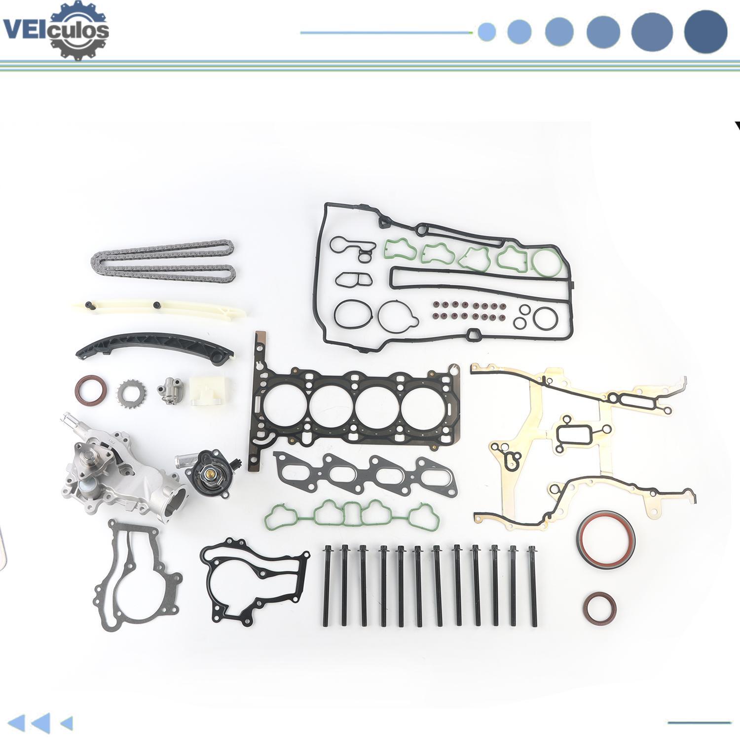 Head Gasket Timing Chain Kit Water Pump for 2011-15 for Chevy Sonic for Cruze for Buick 1.4L