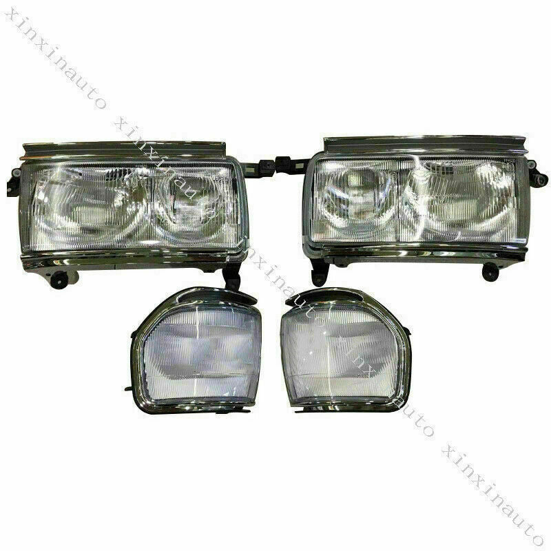 Headlights Headlamps OE replace Kit for Toyota for Land Cruiser FJ80 LC80 1991-1997