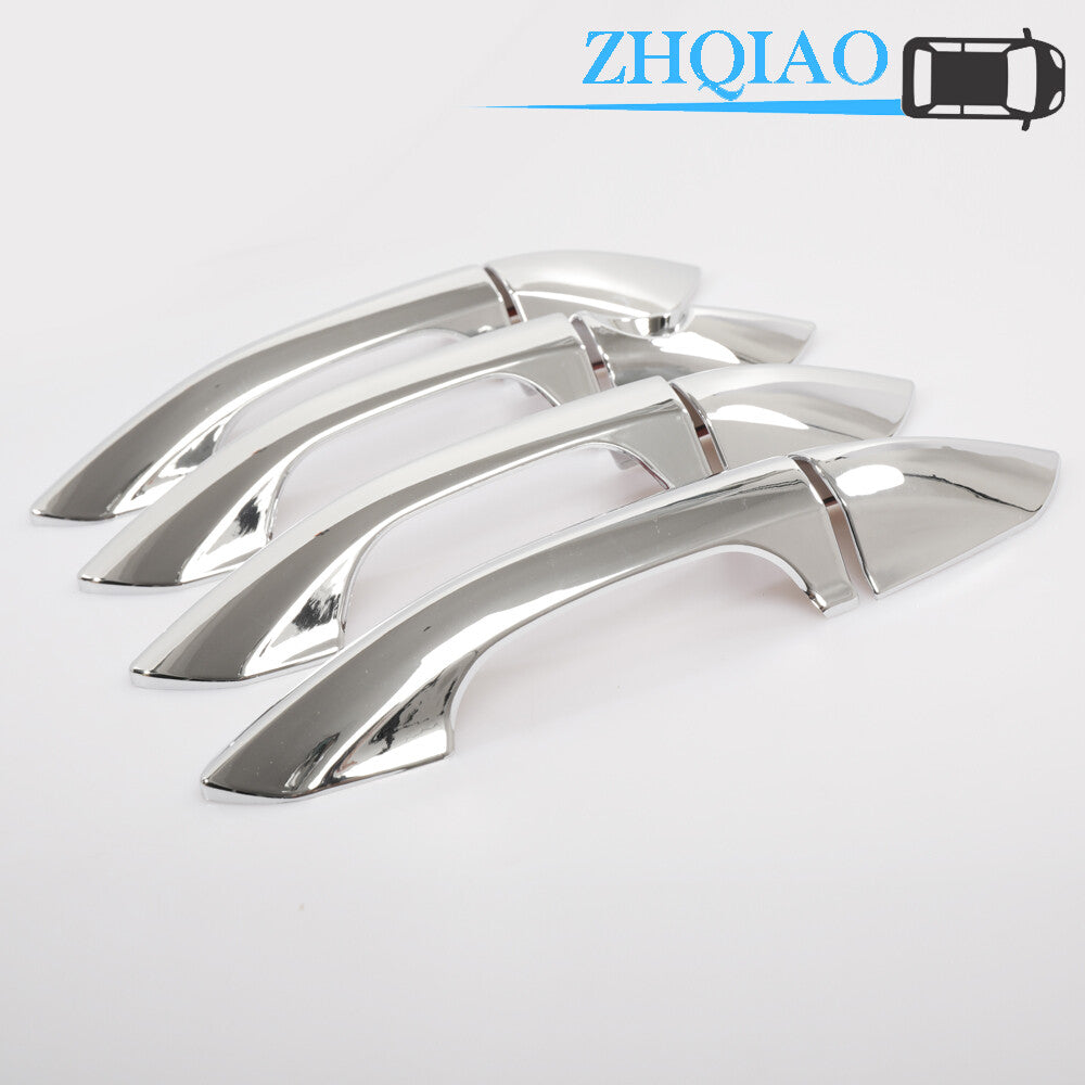 4Pcs Chrome Door Handle Cover Fits for Ford Escort 2015-2020