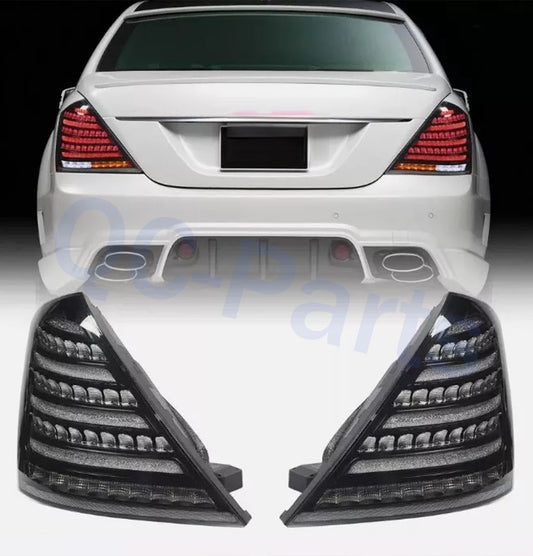 2-pack CarTail lights for Mercedes-Benz S-Class W221 S450 S500 S550 S600 smoke