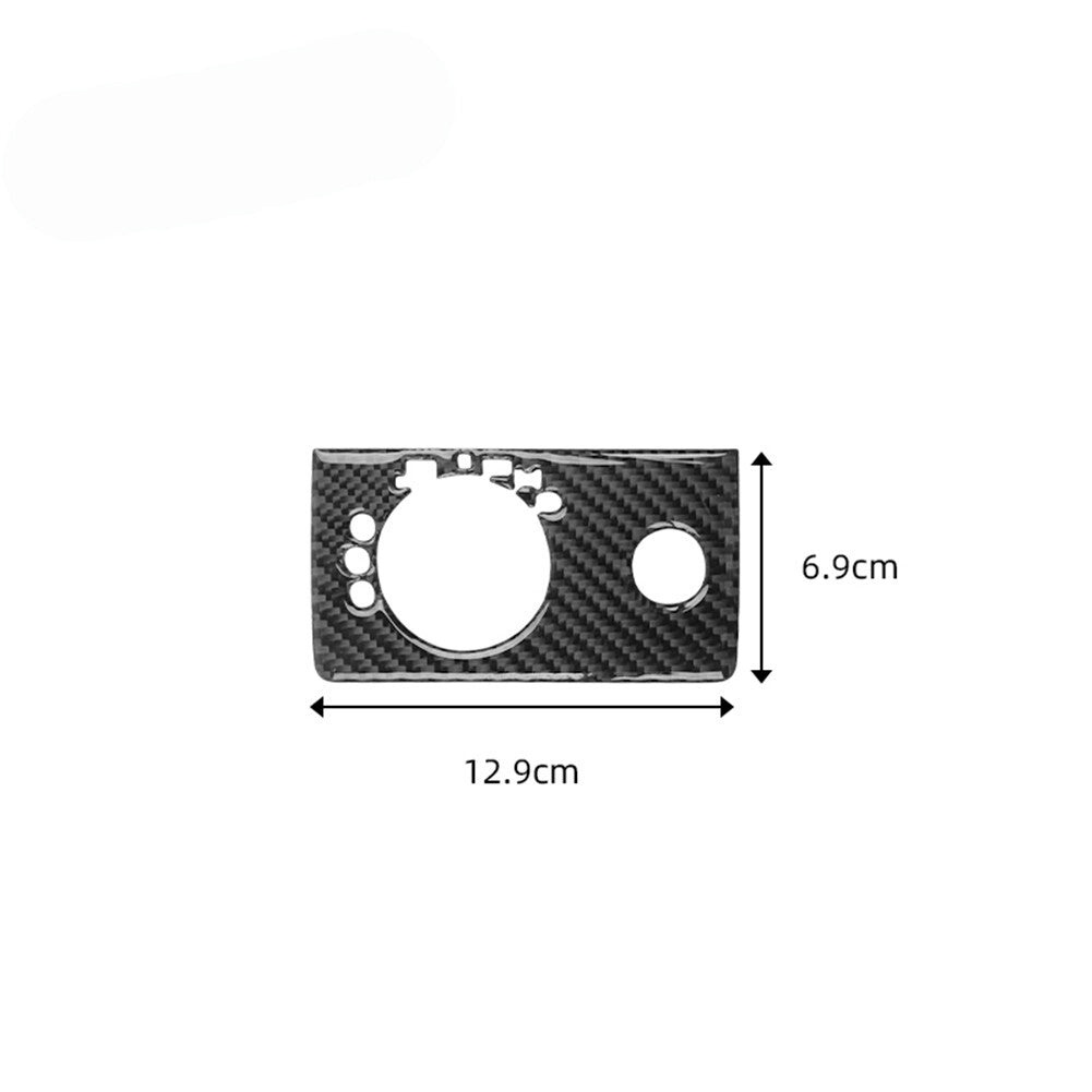 Carbon fiber headlight control panel for Mercedes-Benz M-class 2006-11 A