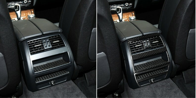 Carbon fiber interior rear for seat covers suitable for BMW 5 Series F10 2011 - 2017