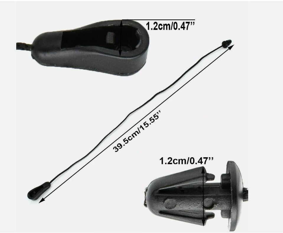 2x Parcel Shelf Strap String Cord hanger for FORD FOCUS MK2 Hatchback C-MAX MK1