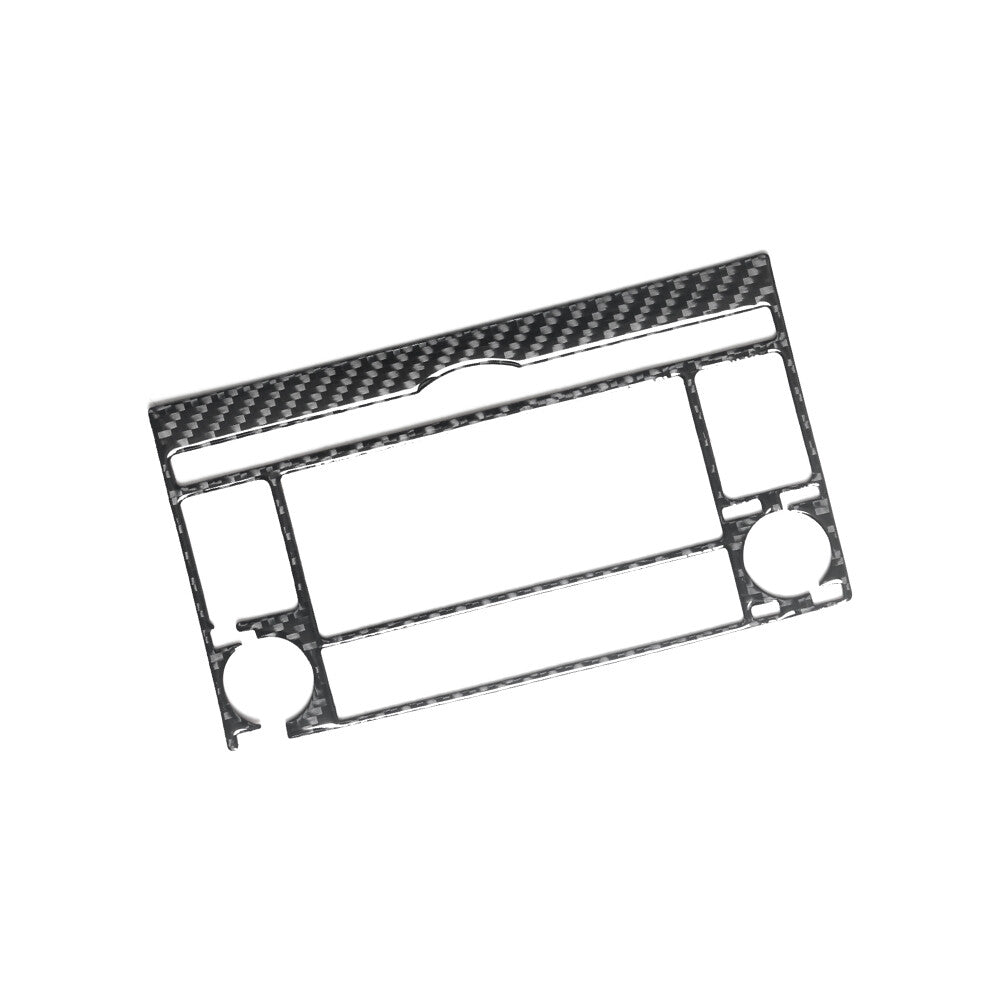 Carbon Fiber Radio With CD Player Type C Cover Trim for Hyundai Azera 2009-2011