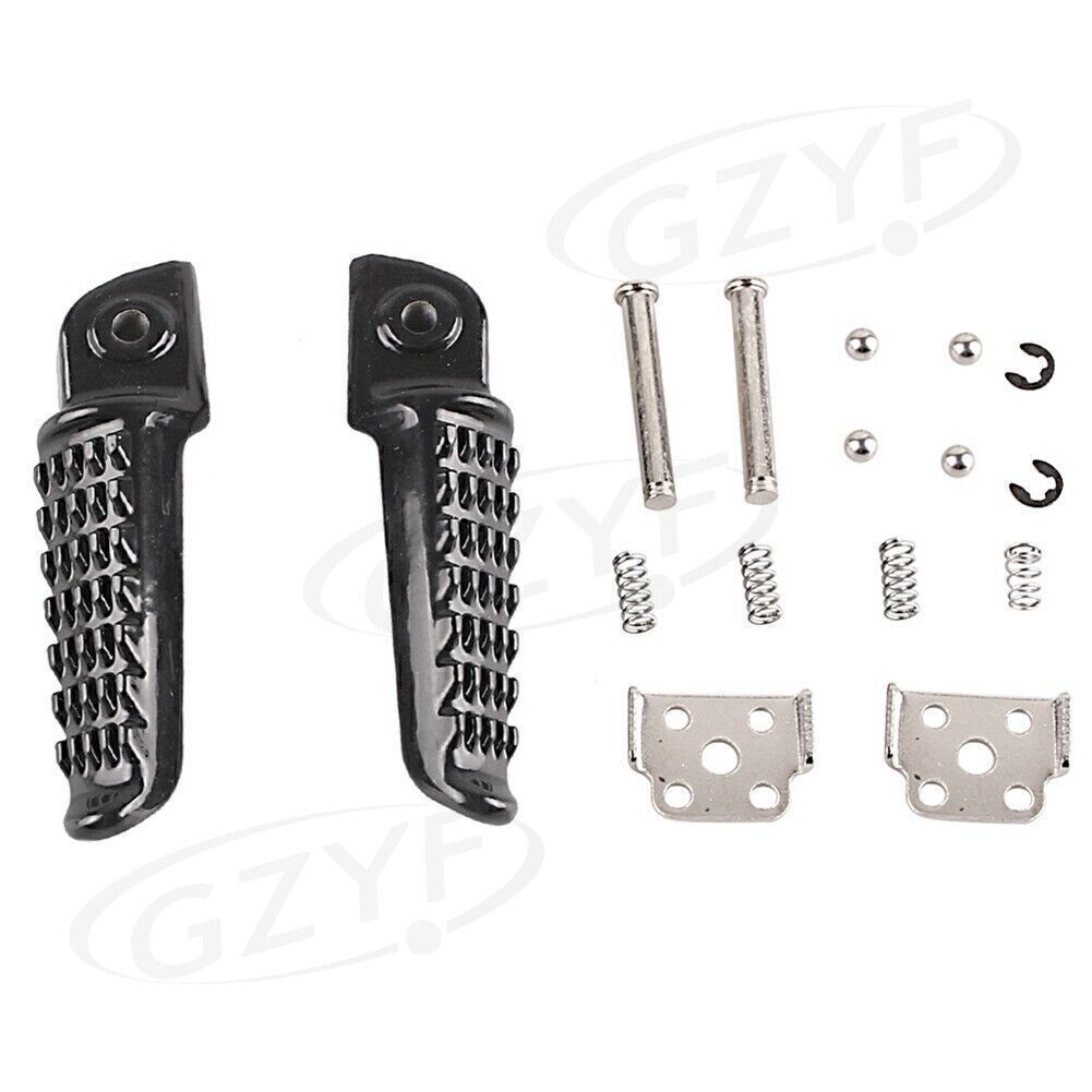 Motor Rear Passenger Foot Pegs Fits for Kawasaki ZX6R ZX10R ZX12R ZX9R Black