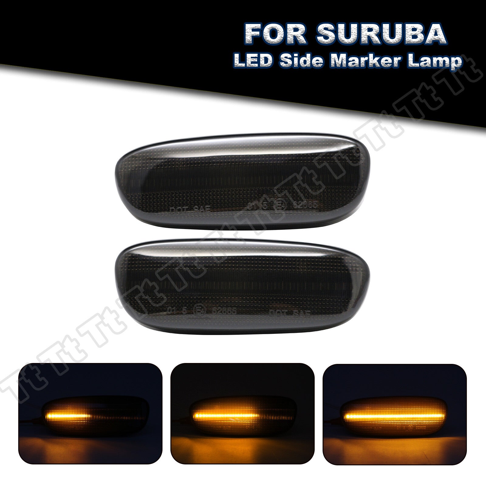 Suitable for Subaru Impreza Sequential Smoke LED Side Marker Signal Light Kit (1993-2001)