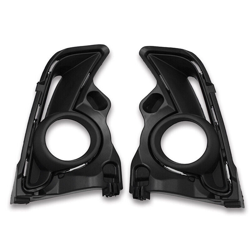 2PC Front Bumper Fog Lamp Light Cover Trim Bezel for Toyota Highlander 2017-2019