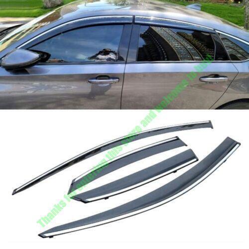 for Honda Accord 2023-24 Side Window Wind Visors Sun Rain Guard Vent Deflectors