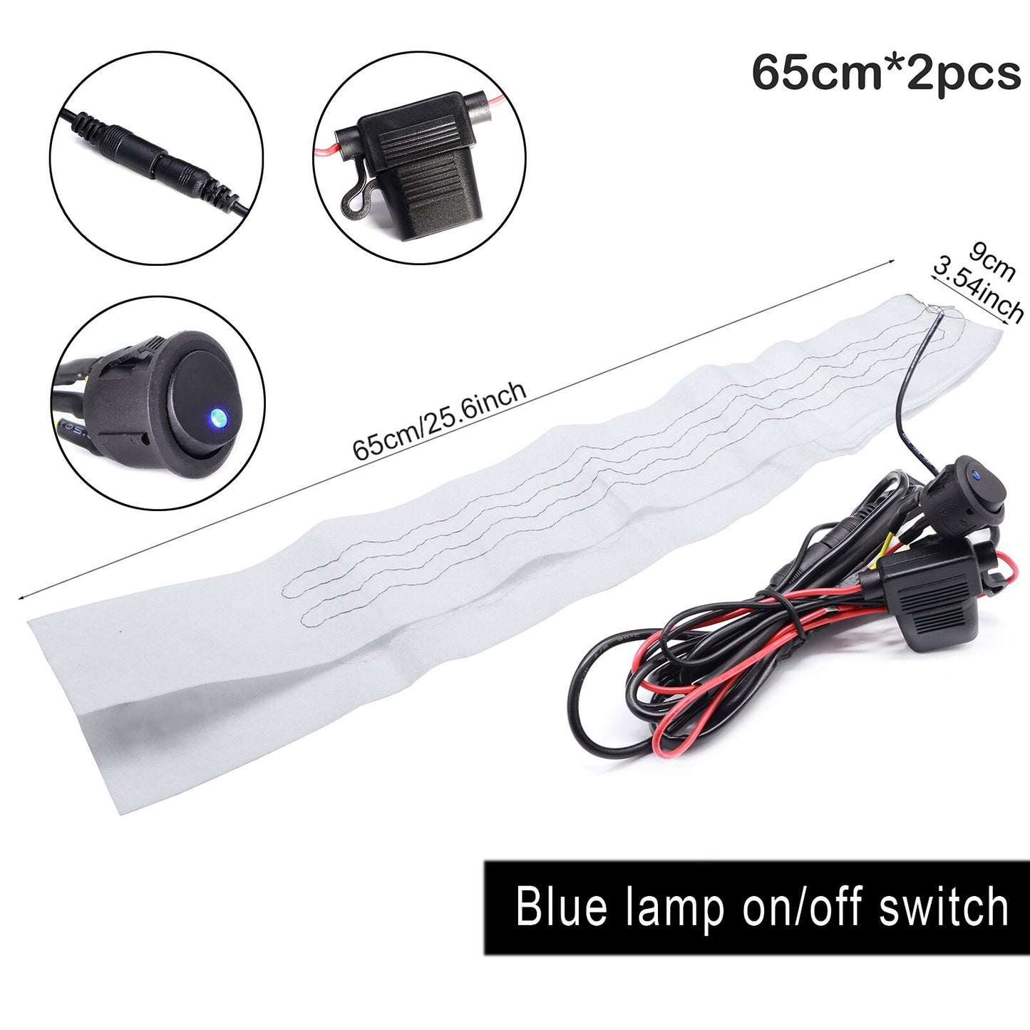 Universal, 12V car steering wheel heater pad steering wheel heated heater kit car heater