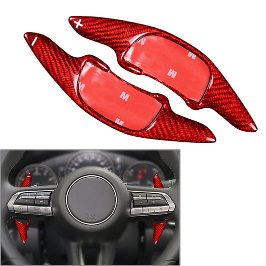 Lenkradschaltwippe f¨¹r for Mazda CX-30 2020-22 f¨¹r for Mazda 3 Kohlefaser rot
