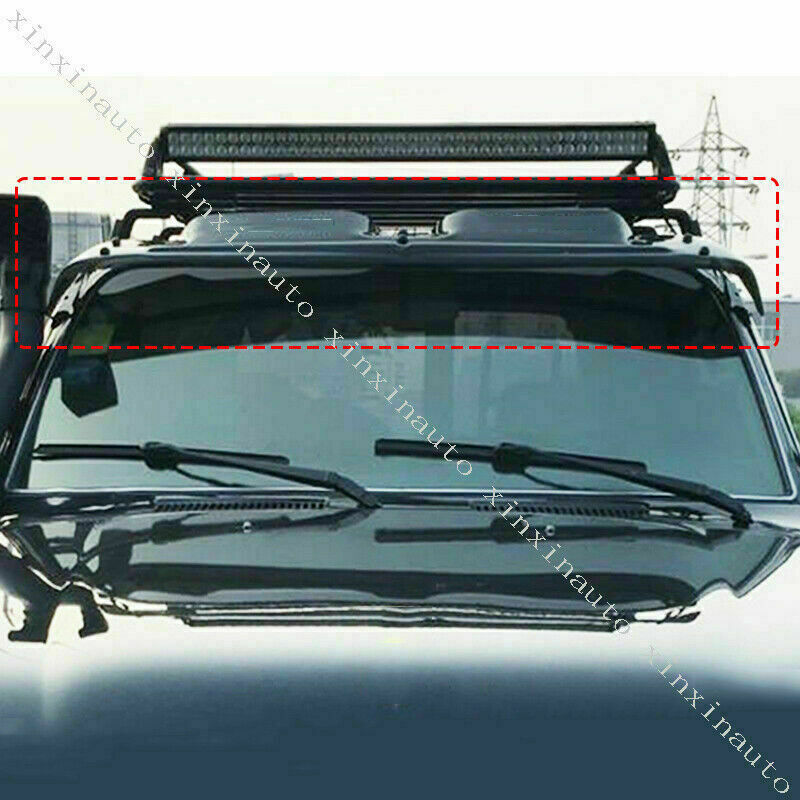 for Toyota for Land cruiser LC80 FJ80 translucent PVC front spoiler Sun visor 91-97