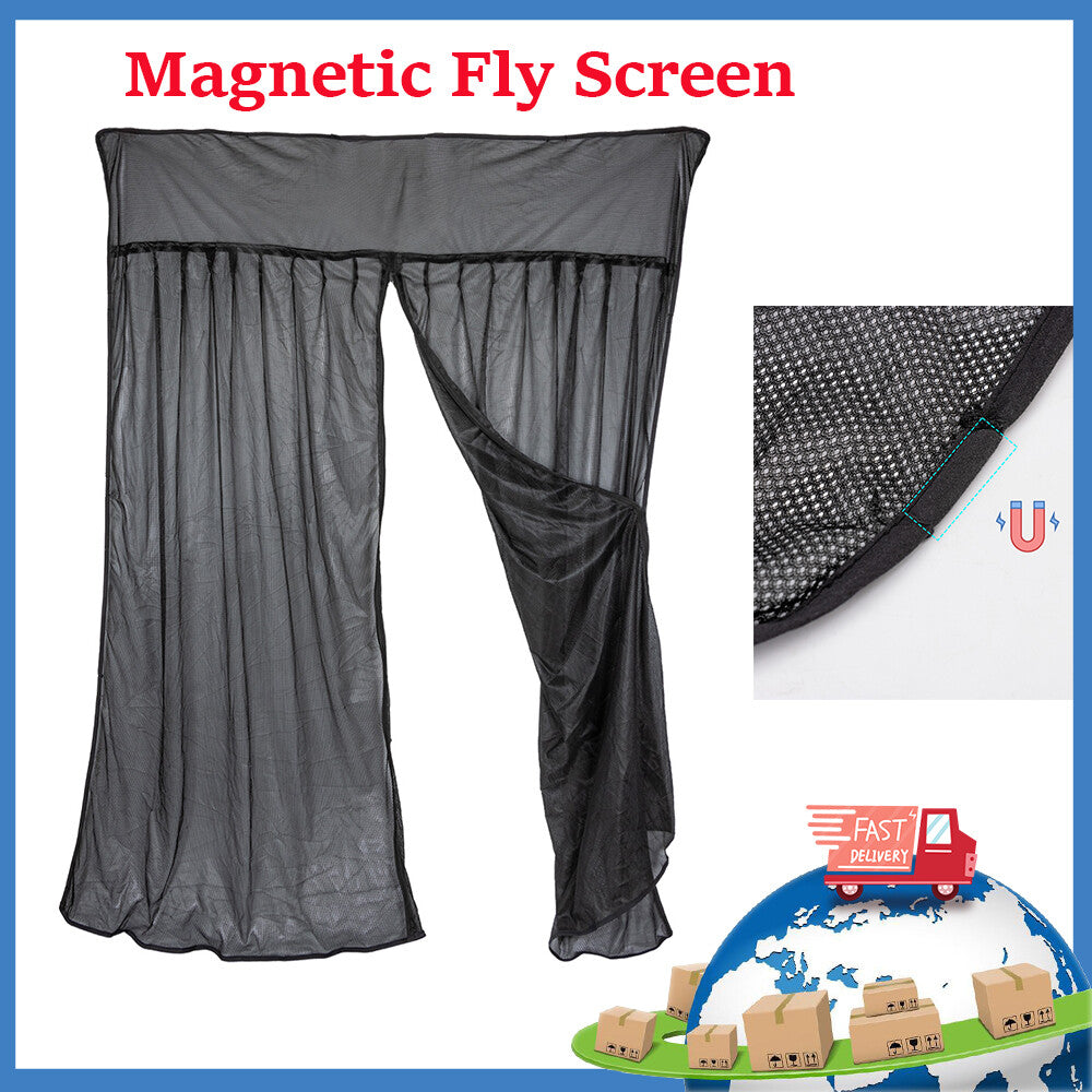 1x For Standard Roof Camper Van Bug Mesh Mosquito Net Screen Magnetic Fly Screen