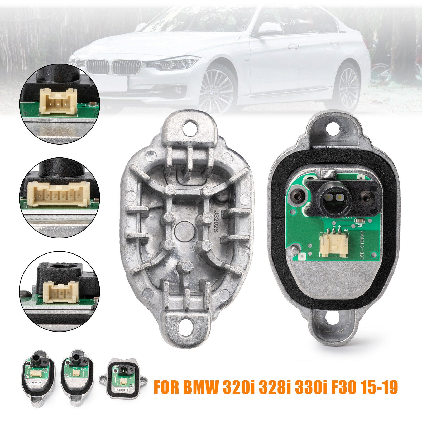 New For 2015-19 for BMW 320i 328i 330i F30 LED Headlight LED Module Set 63117419615