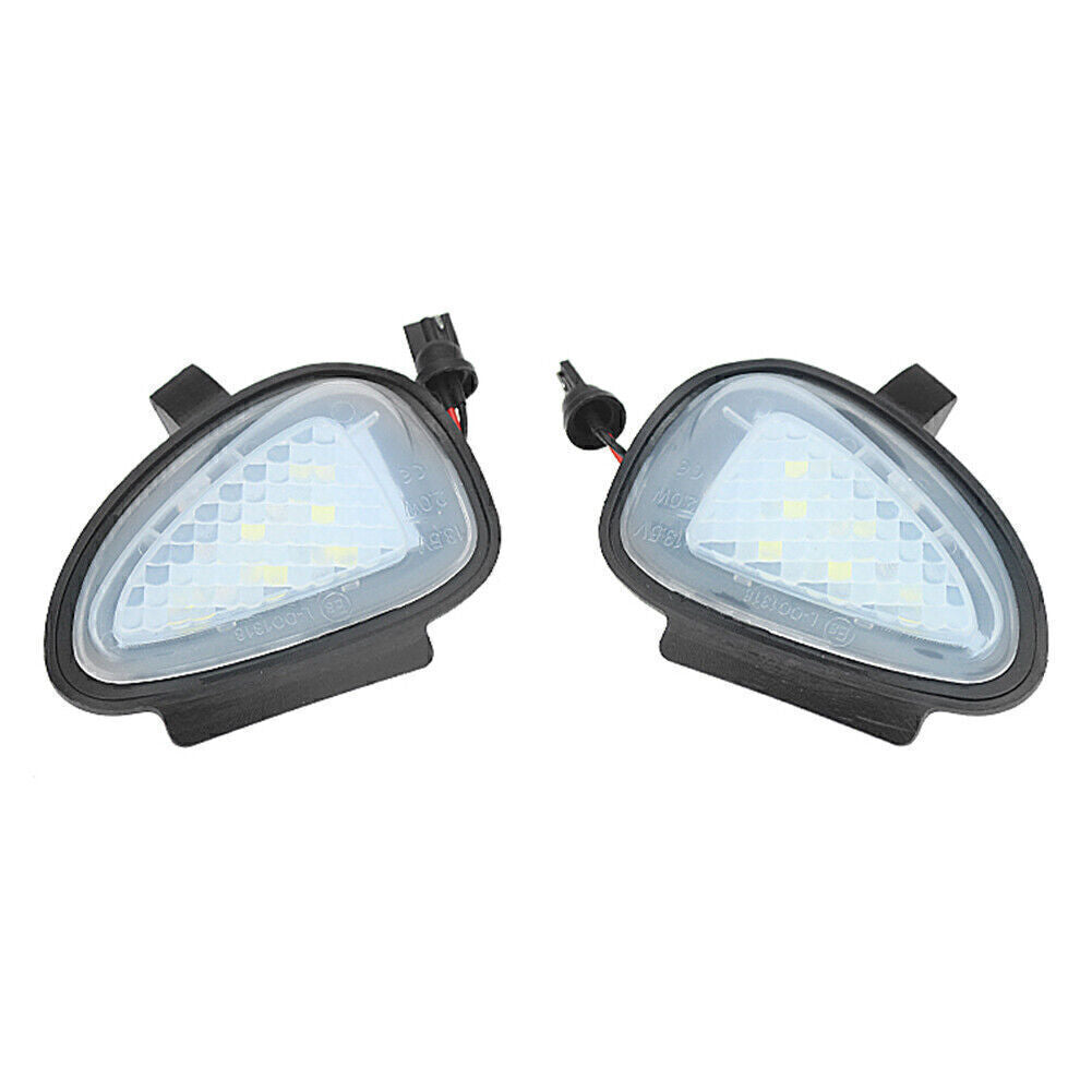 2x CAN-bus White LED Under Side Mirror Puddle Lights for VW for Golf MK6