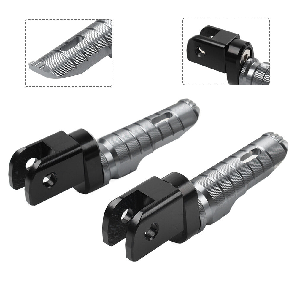 Grey Front Footrests Foot Peg For RS660 21-23 RSV4 09-23 Tuono V4 20-23